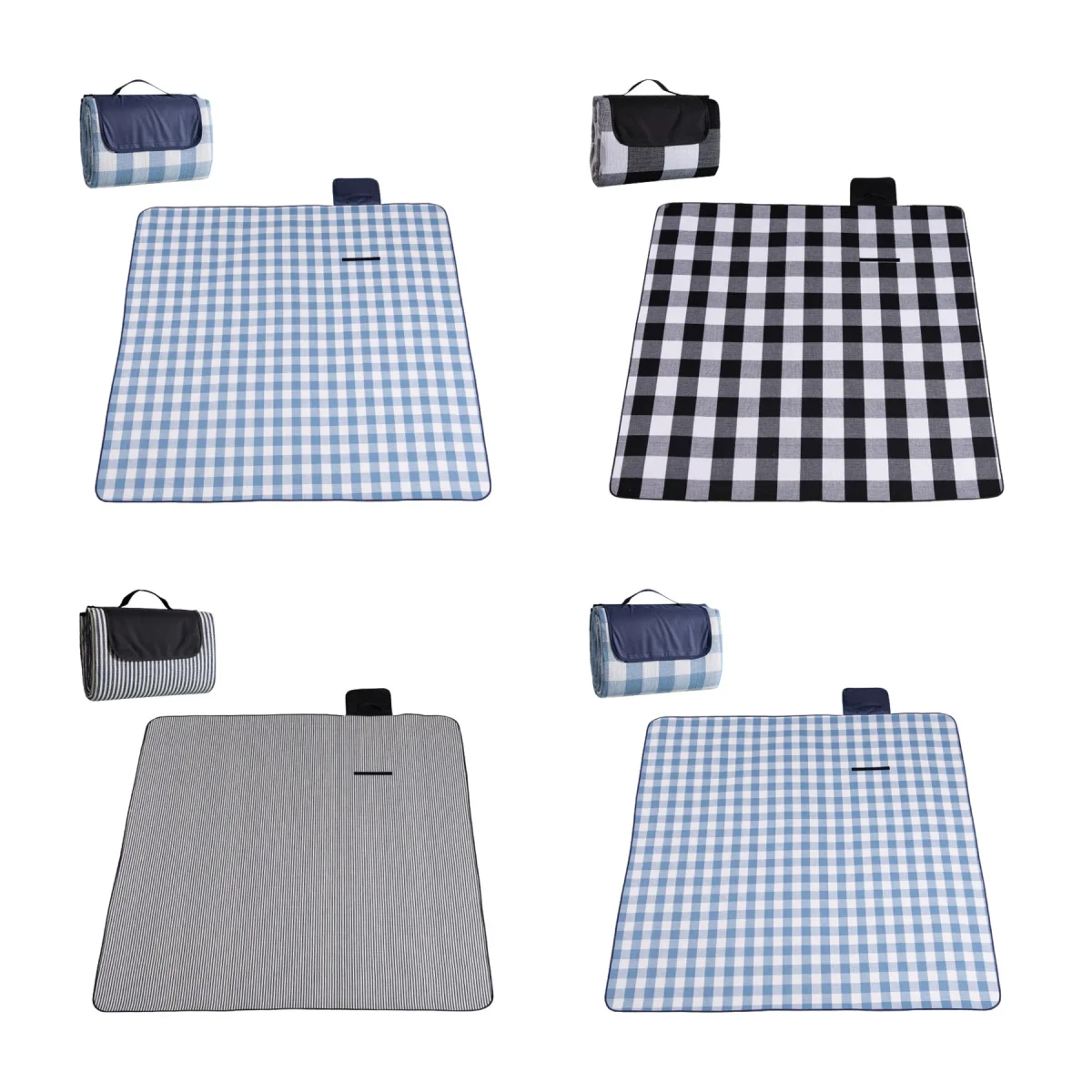 Sand-Blocking Three-Layer Waterproof Beach Blanket
