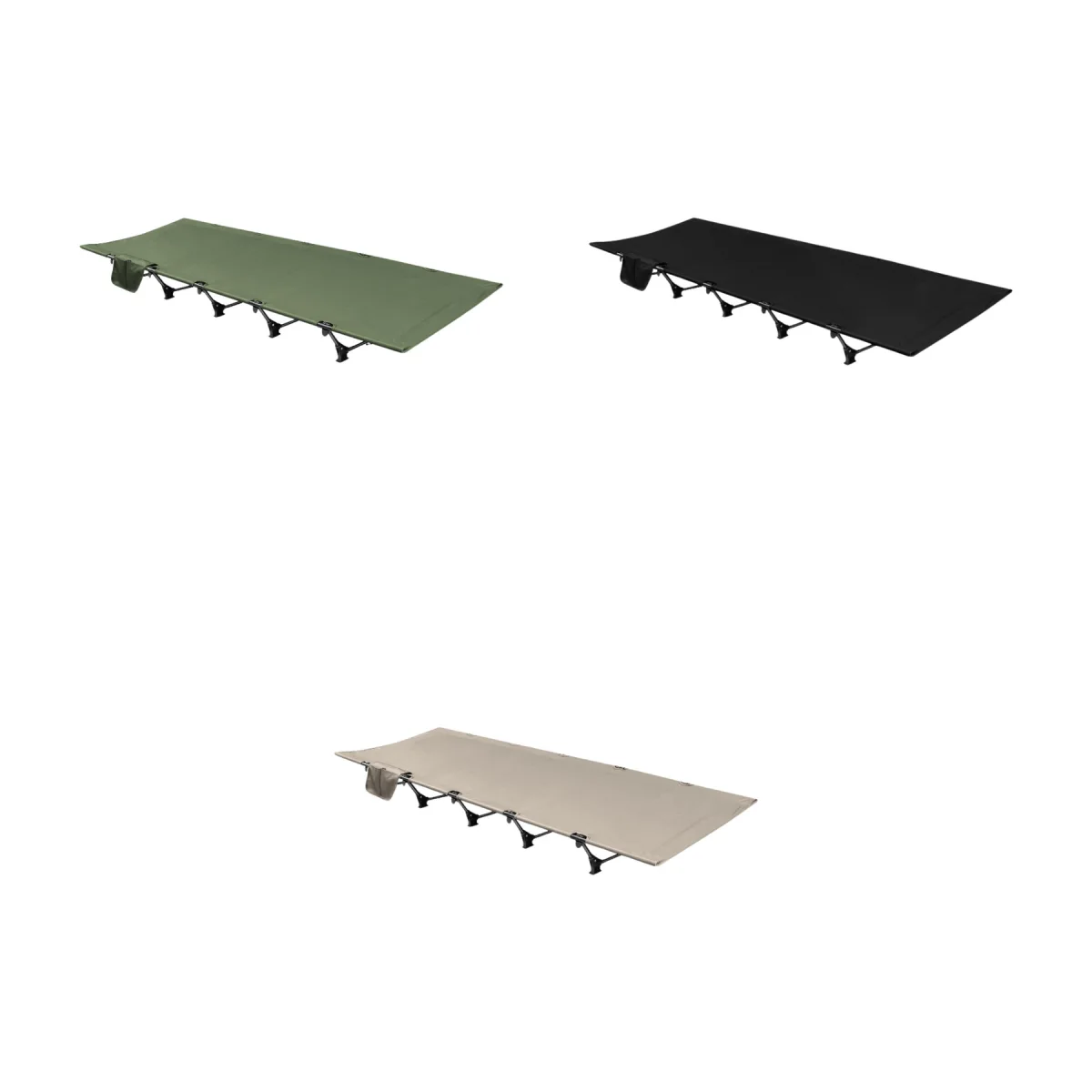 Oxford-Cloth Aluminum Frame Folding Portable Camping Cot