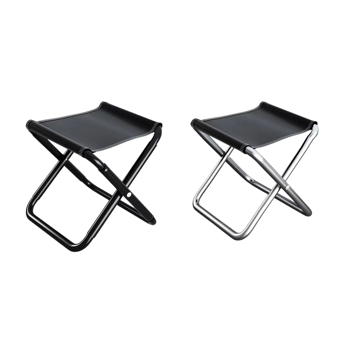 Pocket-Carry Compact Metal Frame Folding Camping Stool