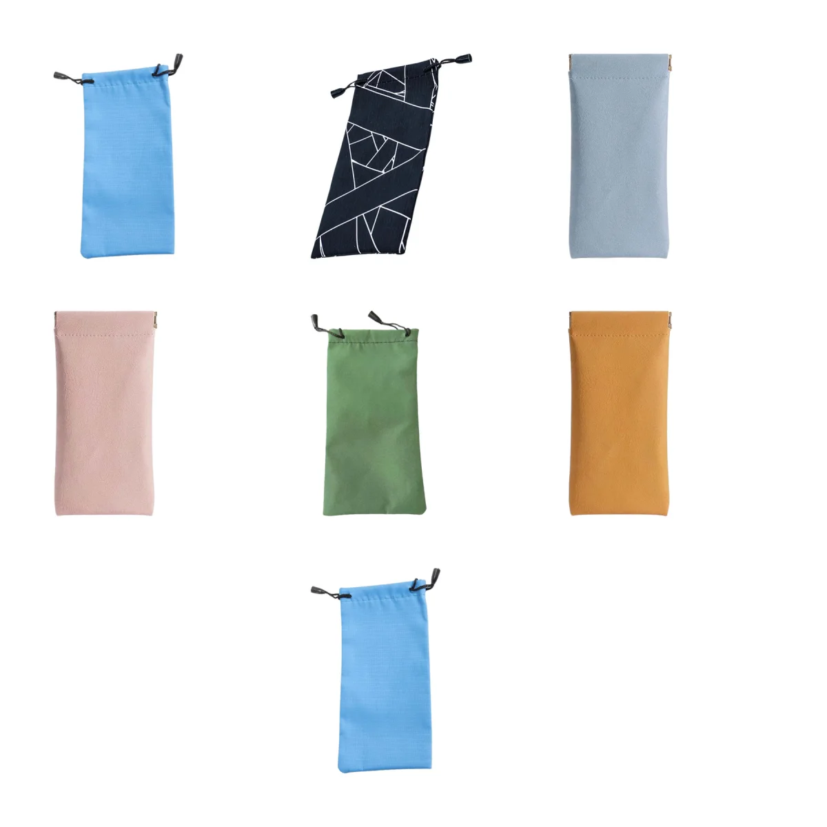Cleaning-Cloth Soft Microfiber Drawstring Eyewear Pouch
