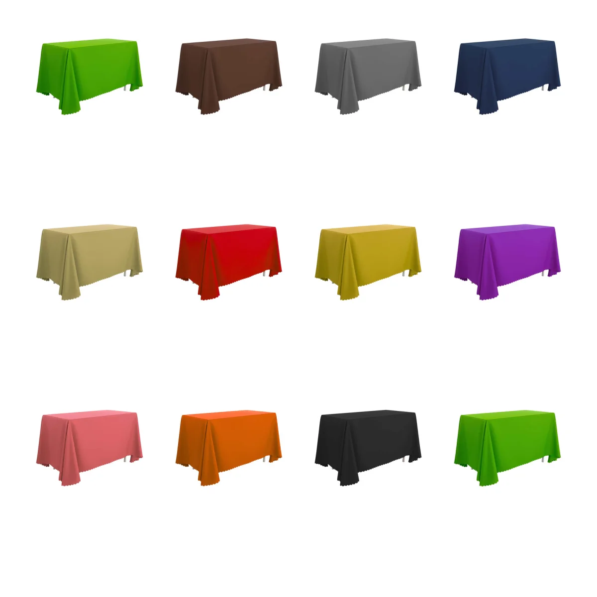 Four-Six-Eight Foot Dye Sublimation Spandex Fitted Table Cover