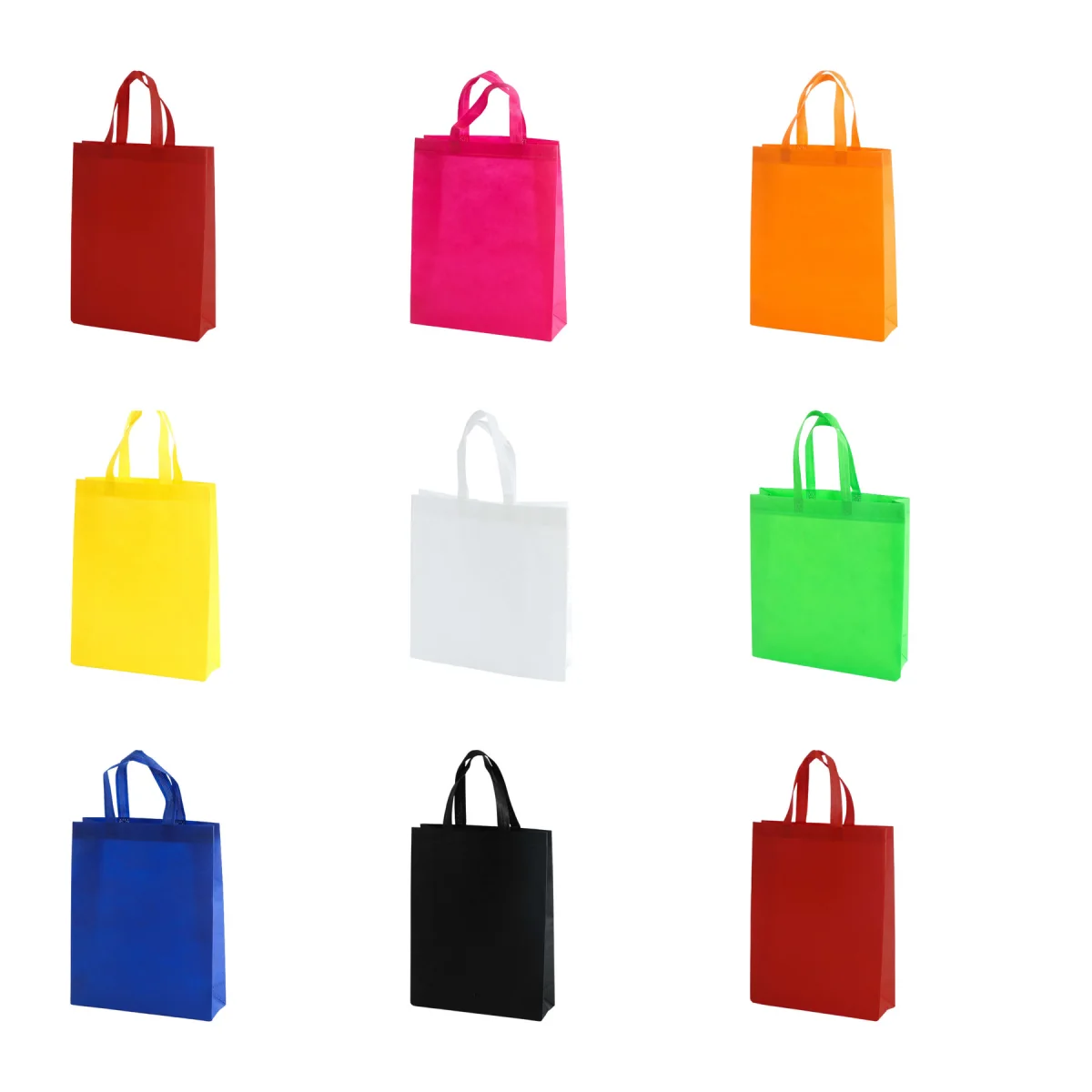 Bright-Color Lightweight Non Woven Party Favor Tote Bag