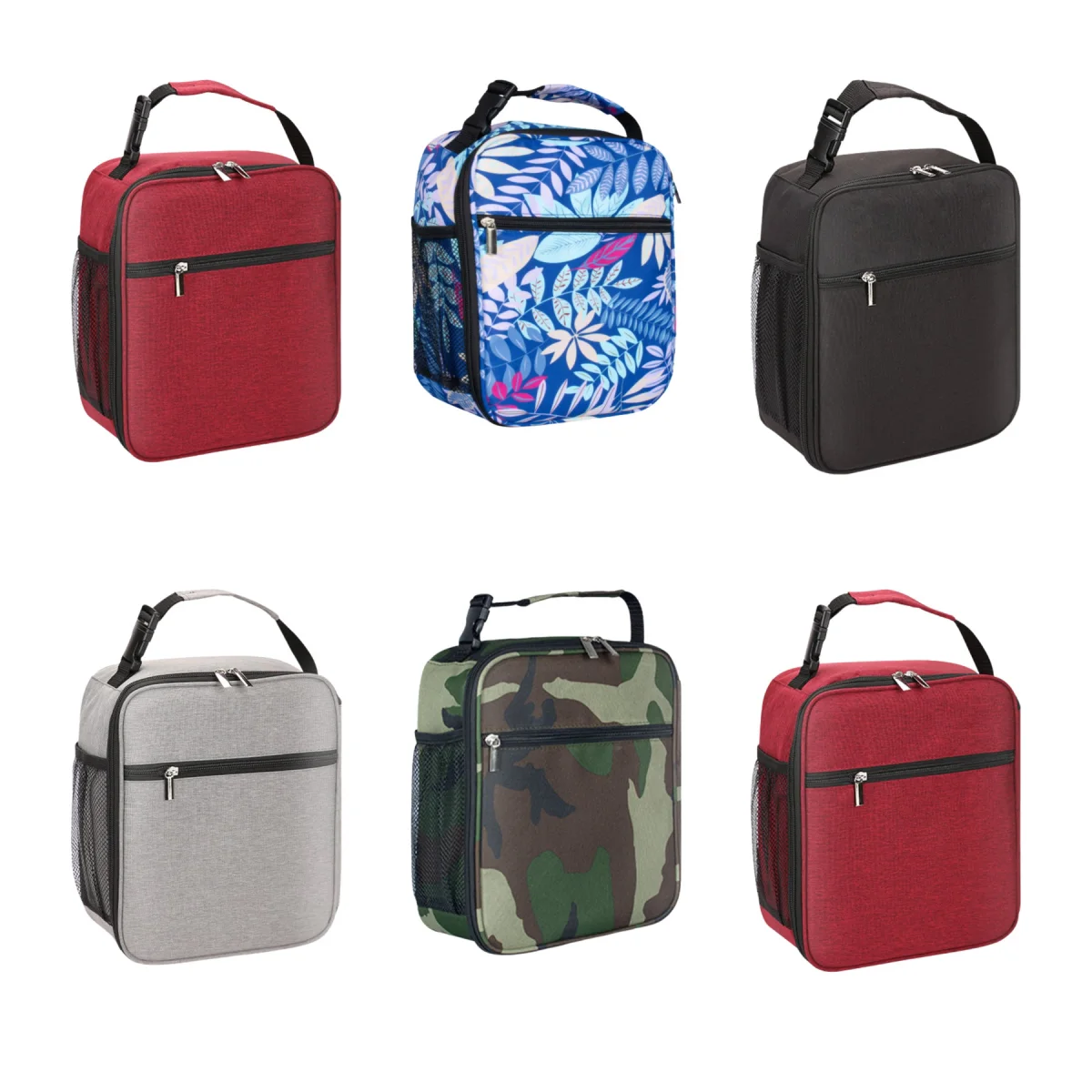 Smooth-Zipper Large Capacity Oxford Insulated Cooler Tote