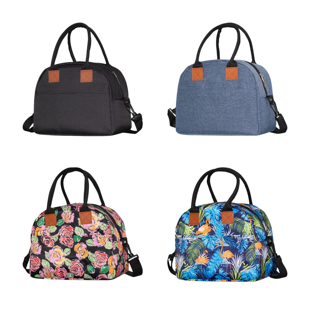 Front-Pocket Convertible Oxford Insulated Cooler Tote Bag