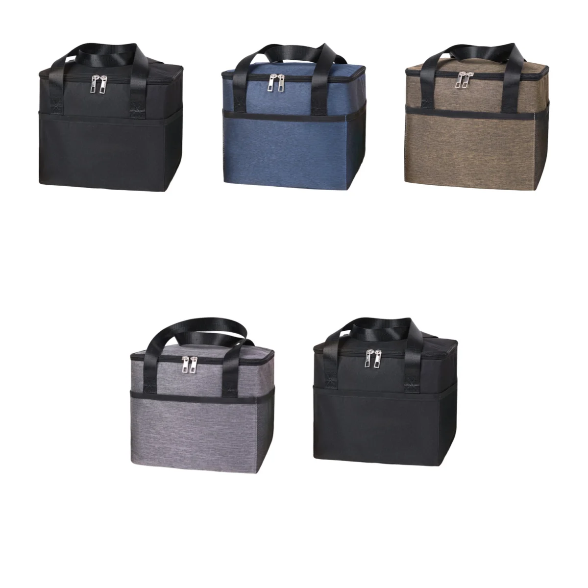 Crossbody-Strap Square Cation Fabric Insulated Picnic Cooler