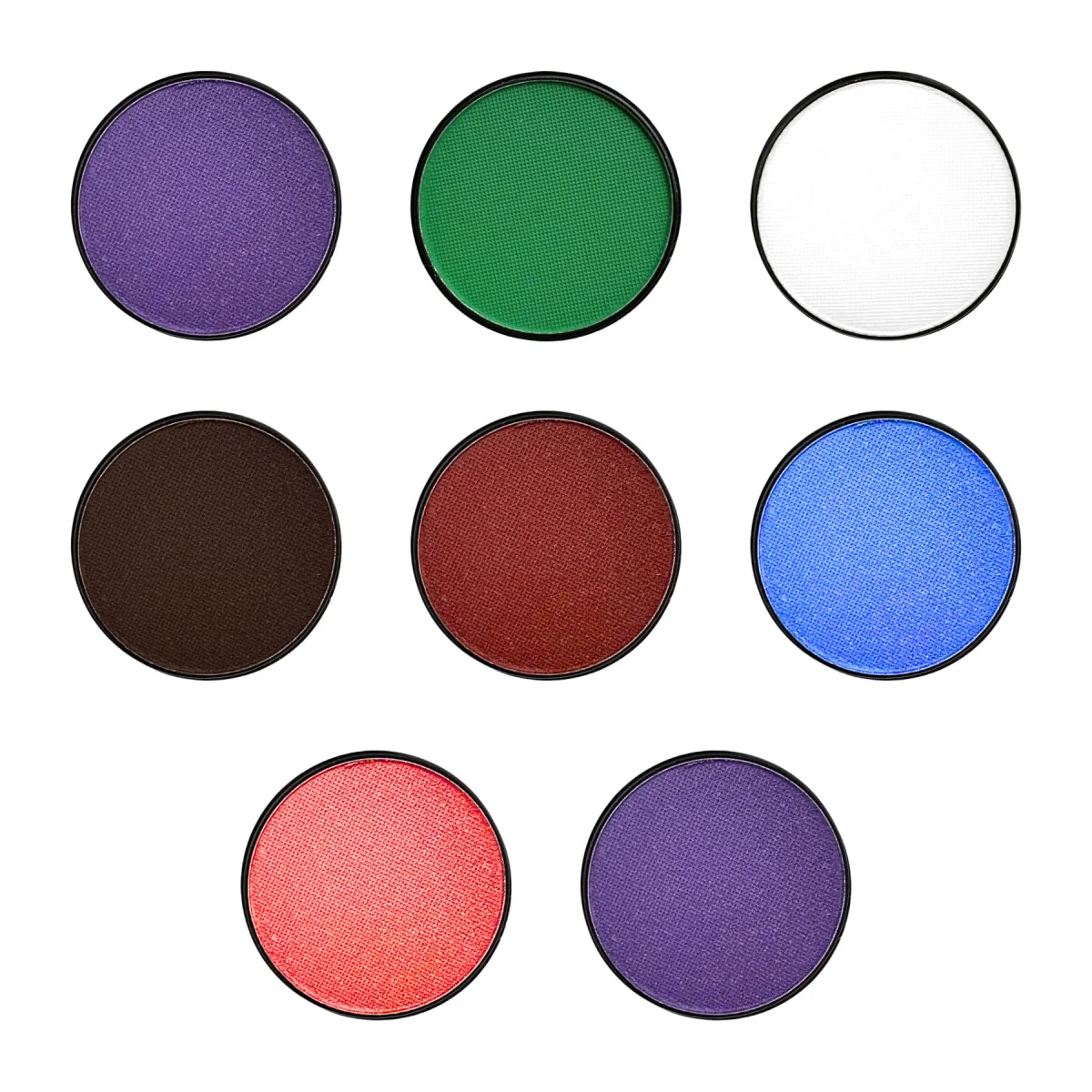 Washable Vibrant Water Soluble Face Paint Brush Set