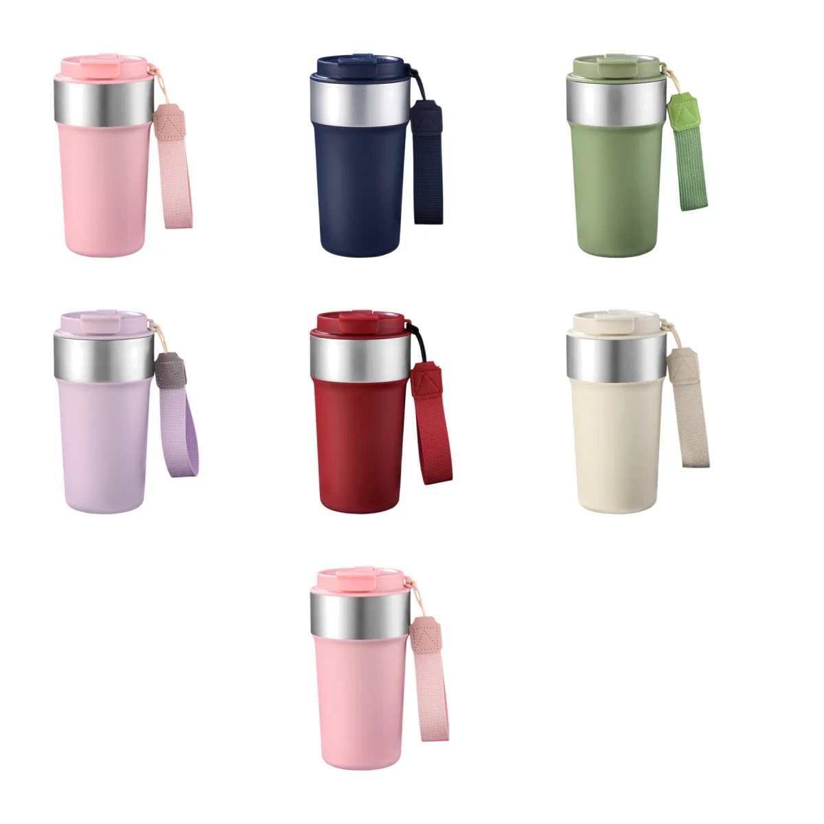 Two-Beverage Dual Chamber Two Drink Coffee Cup