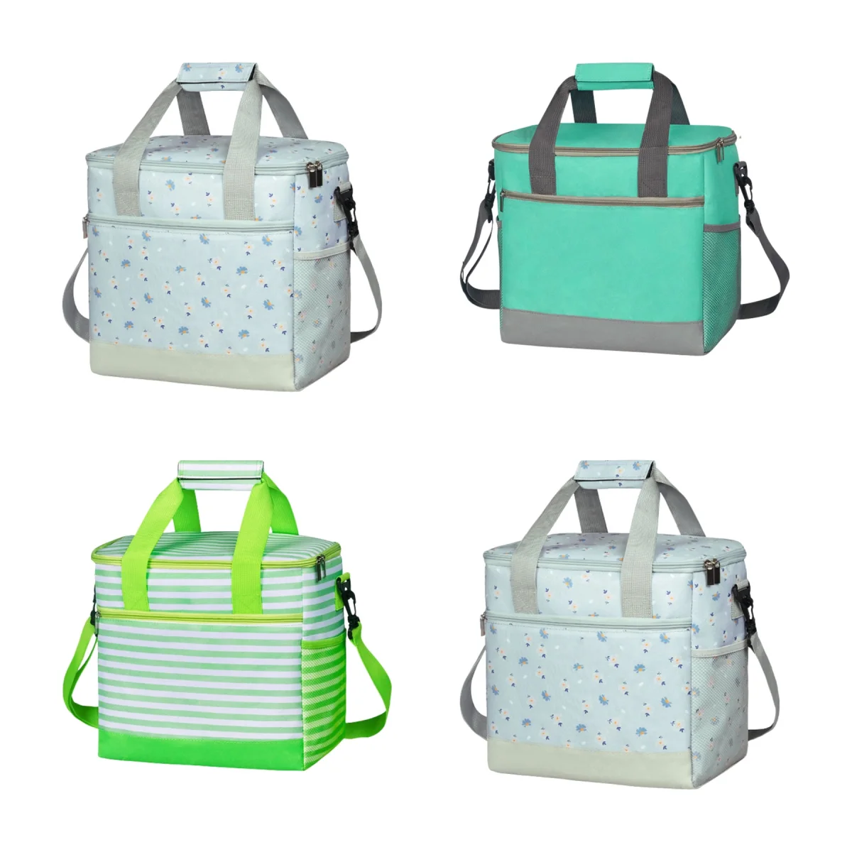 Front-Pocket Portable Leakproof Lunch Cooler Bag