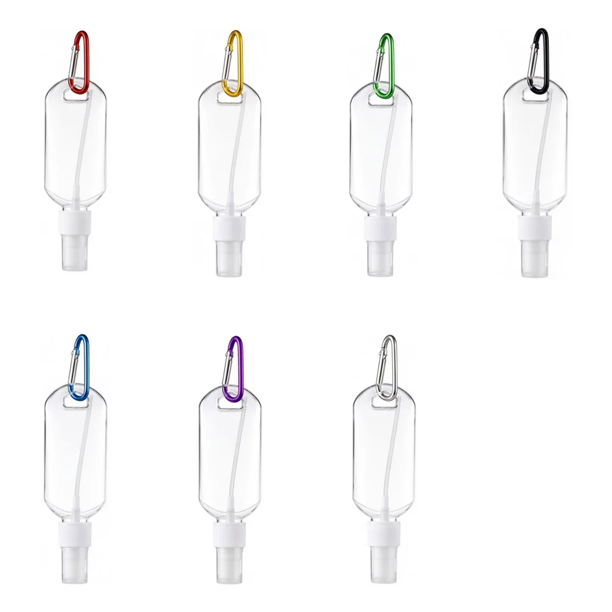 50 ml Clip-On Clear Spray Bottle with Hook