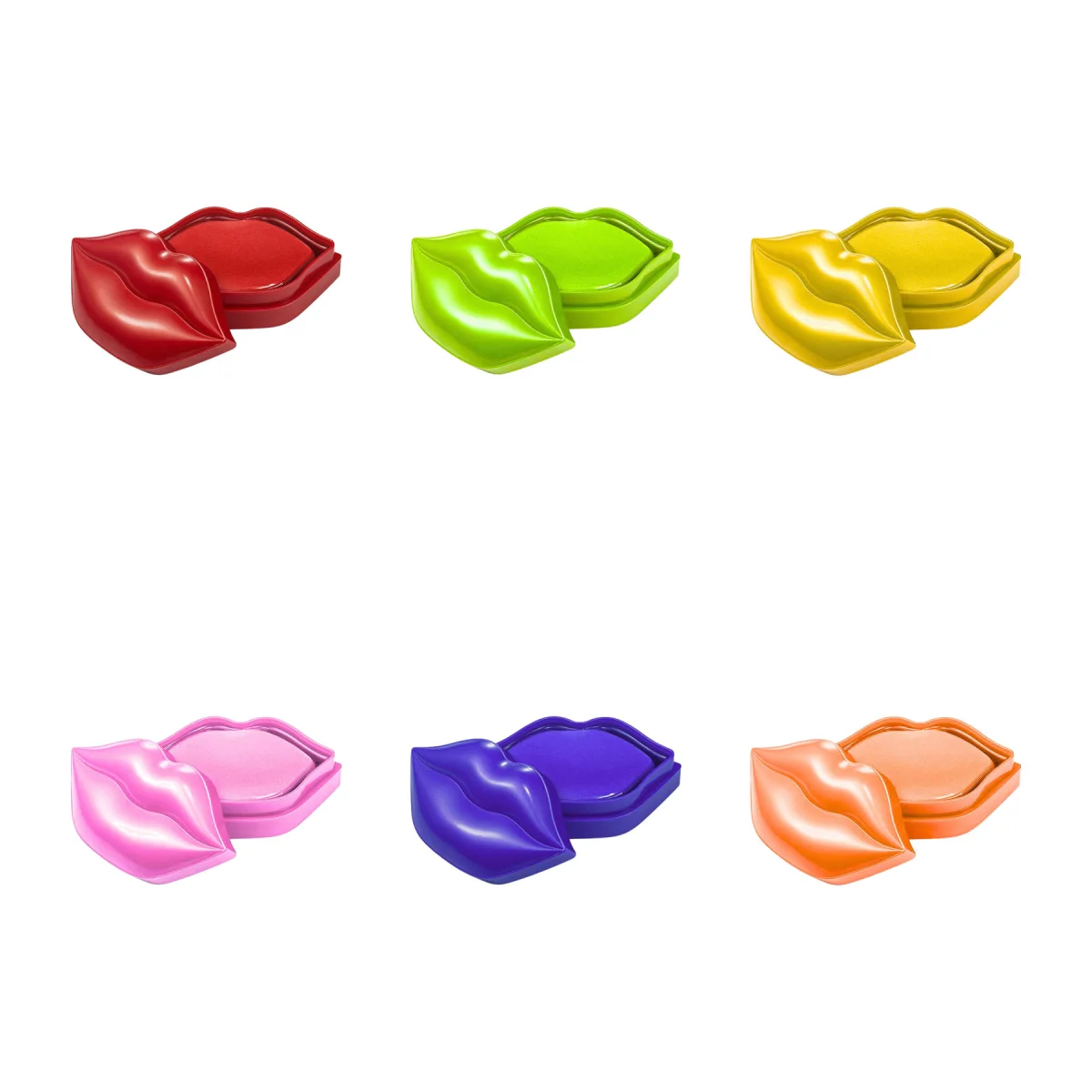 Dry-Lip Hydrating Gel Lip Mask Pads Set