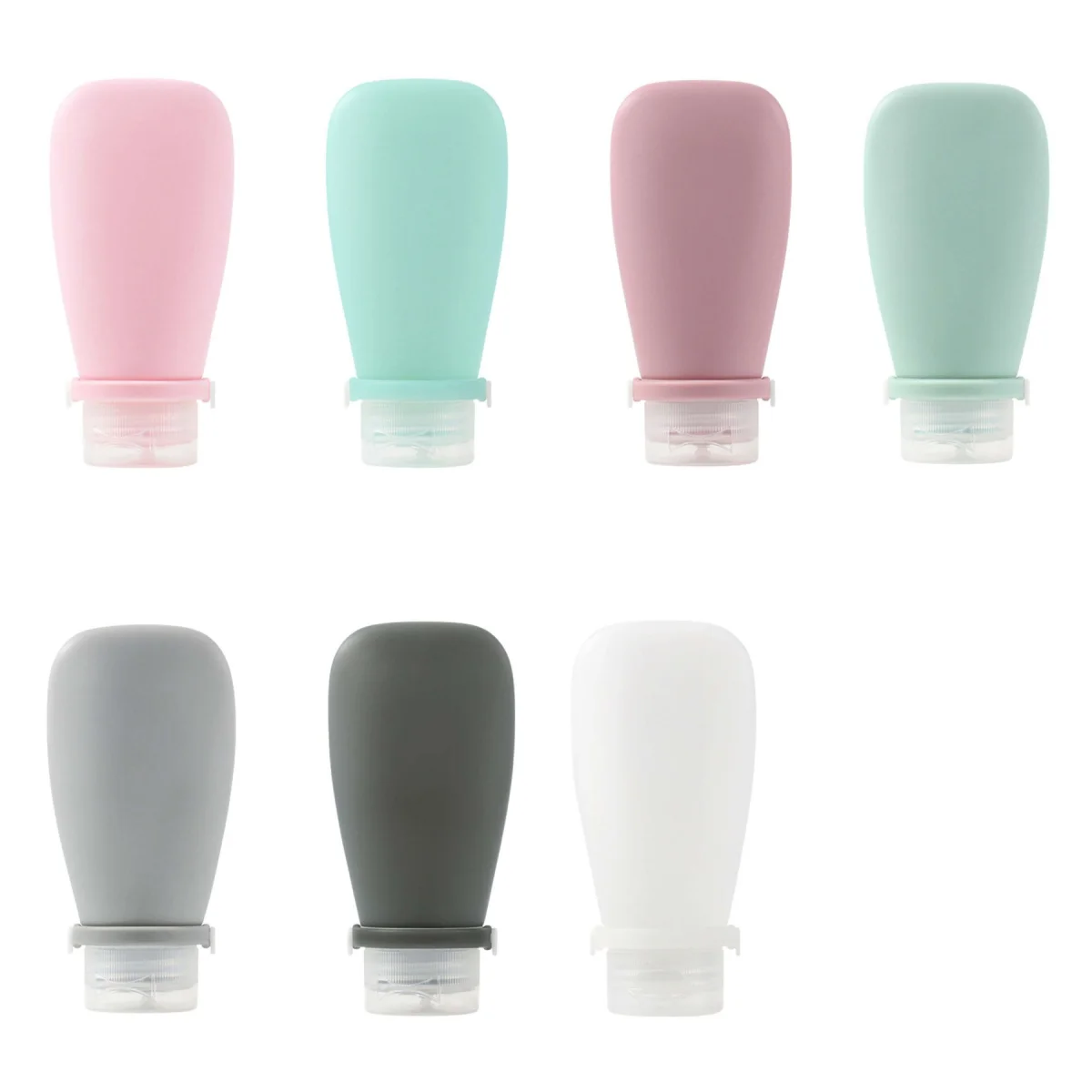 Leak-Proof Silicone Shampoo Travel Bottle Set