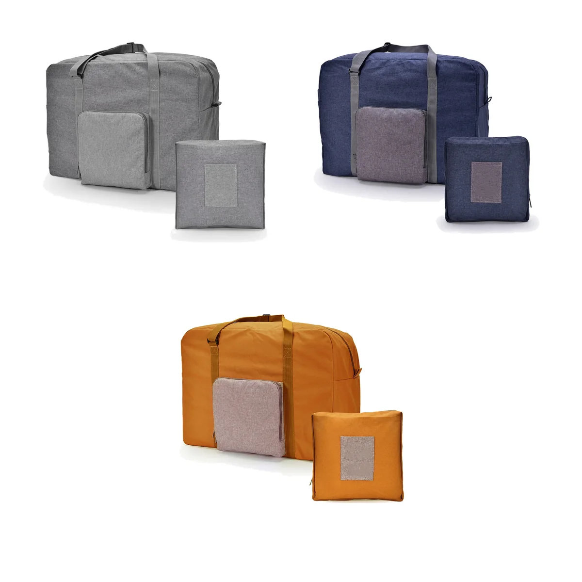 Flat-Fold Waterproof Oxford Duffel Travel Bag