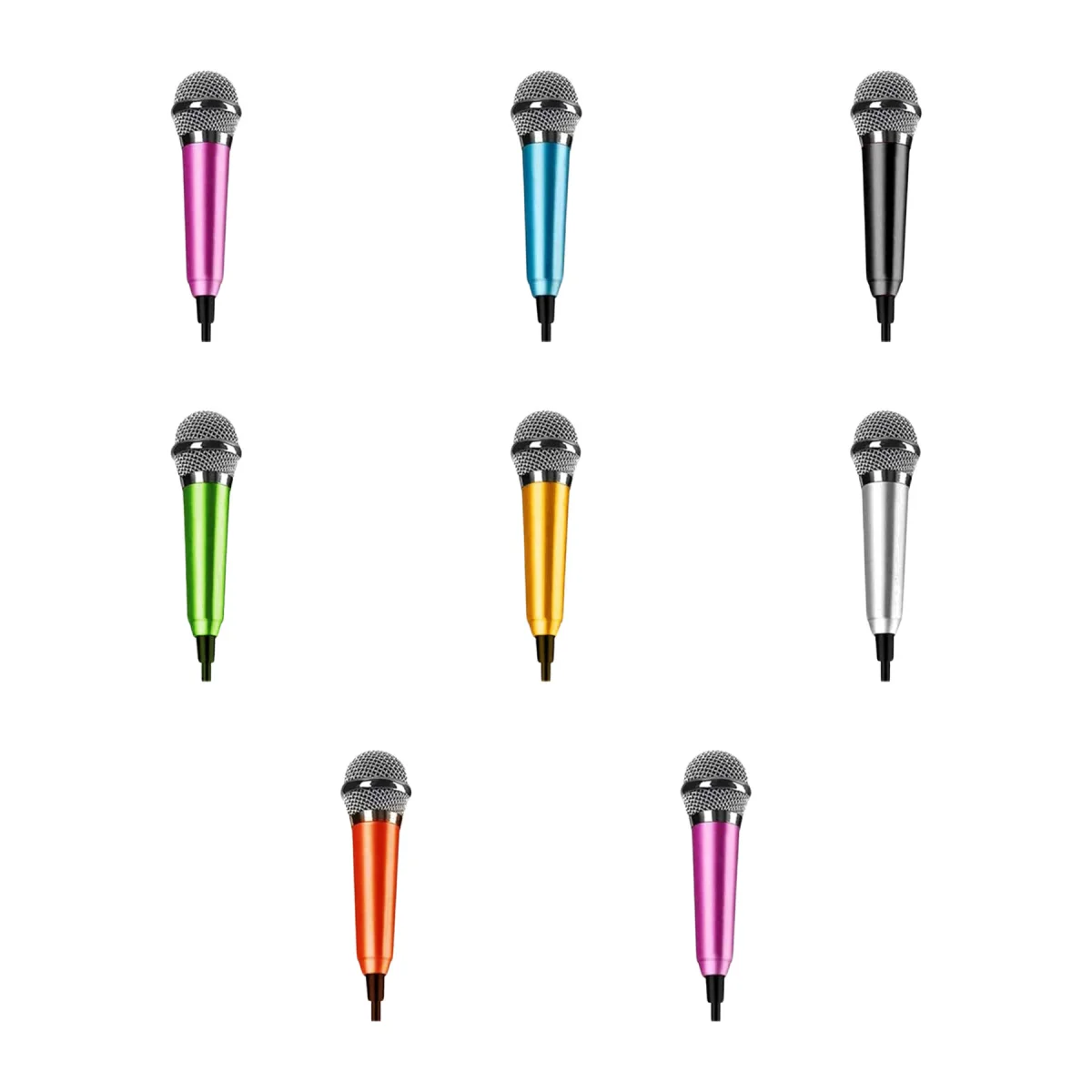 Pocket-Size Aluminum Mini Recording Microphone Mic