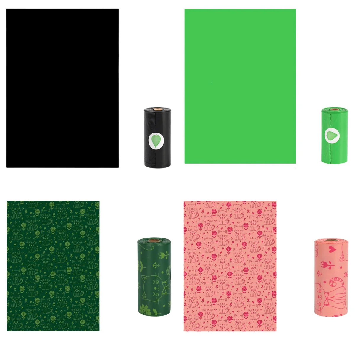 Leak-Resistant Biodegradable Dog Waste Bags Roll