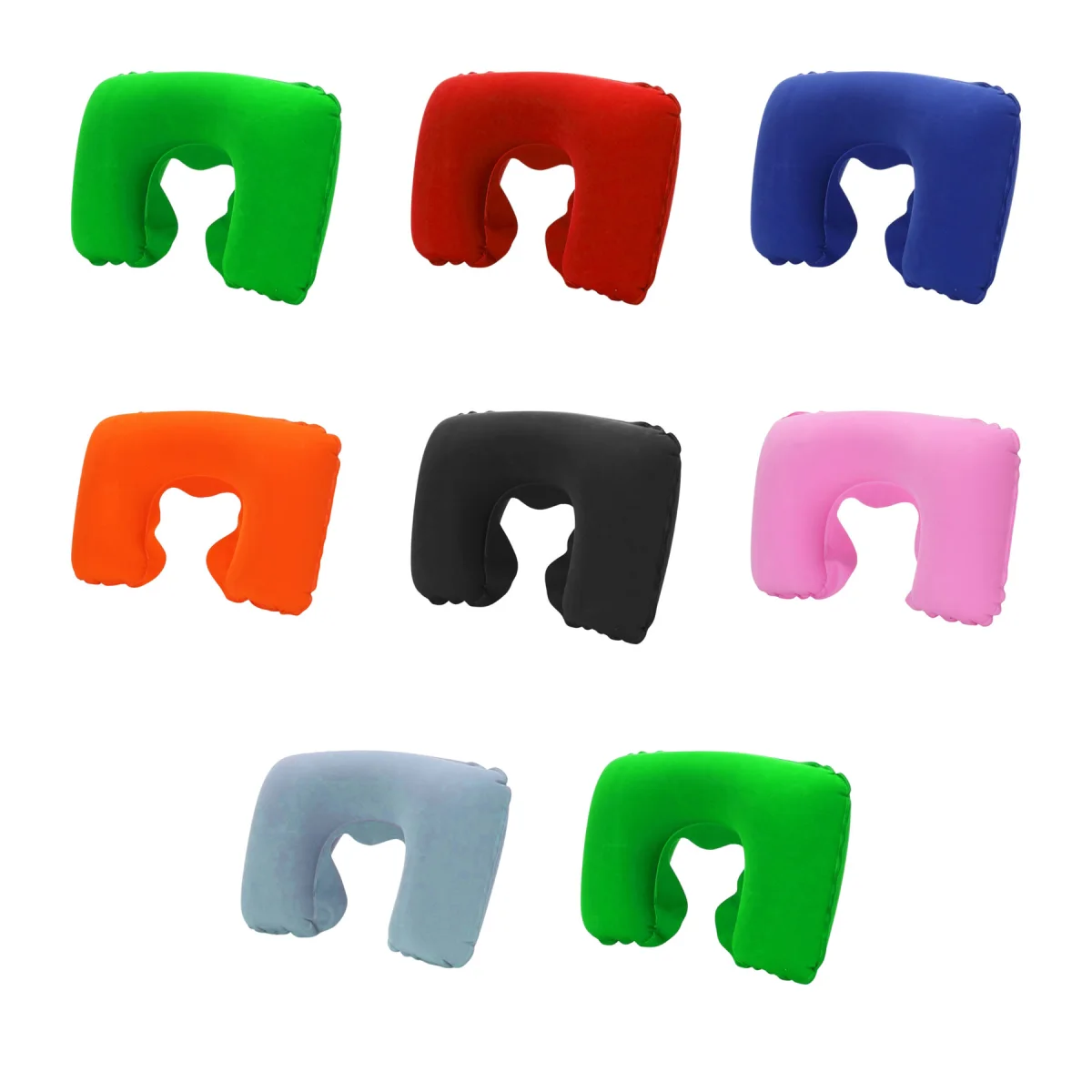 Flights-Ready Inflatable PVC Travel Neck Pillow