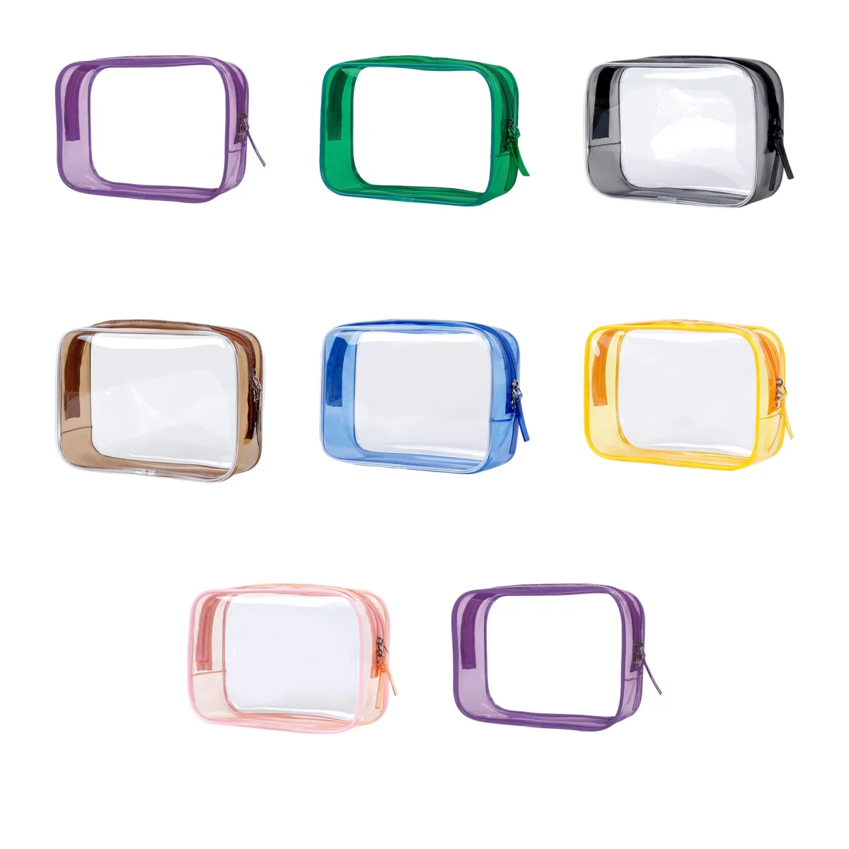 See-Contents Clear Waterproof Cosmetic Pouch Bag
