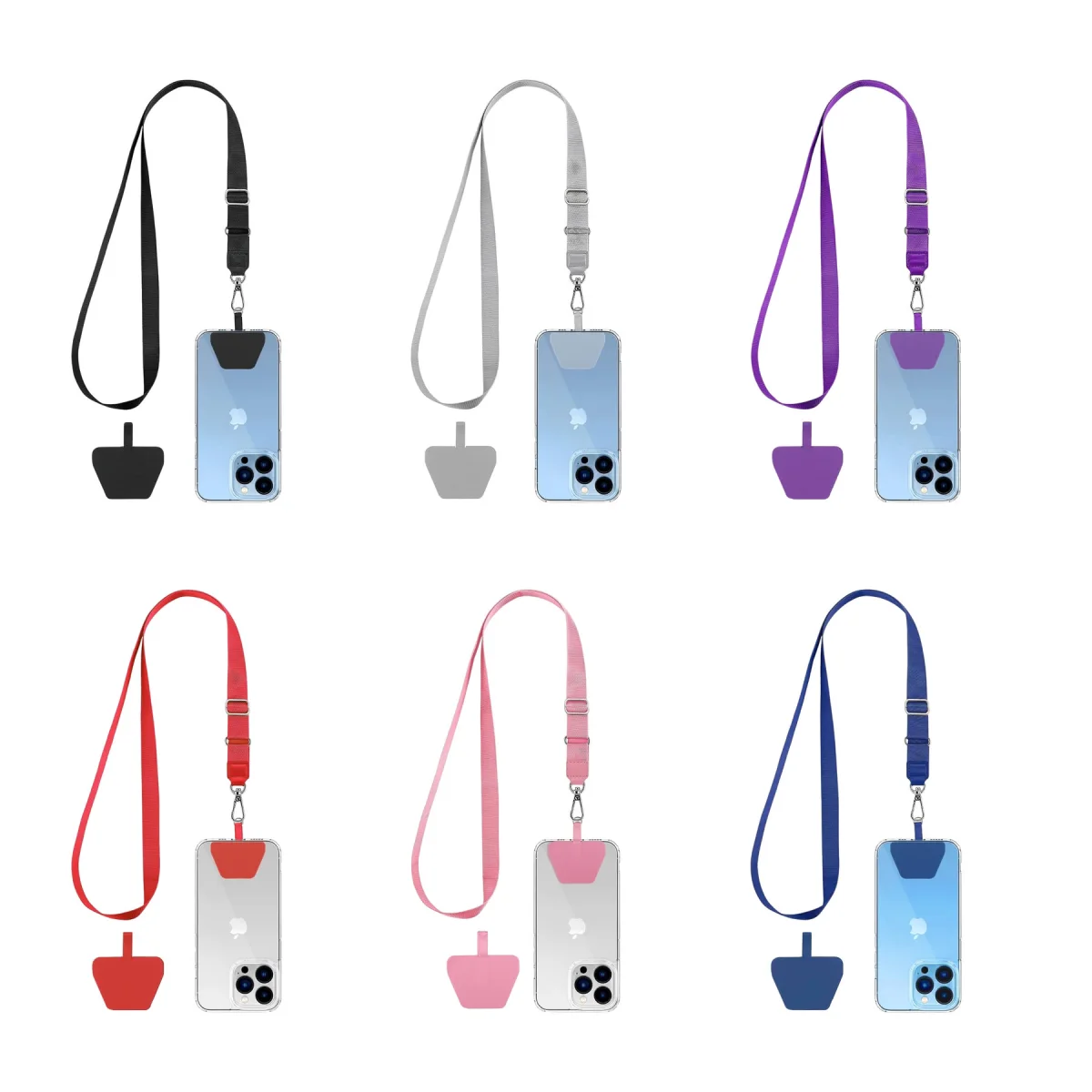 Buckle-Secure Adjustable Crossbody Phone Lanyard Strap