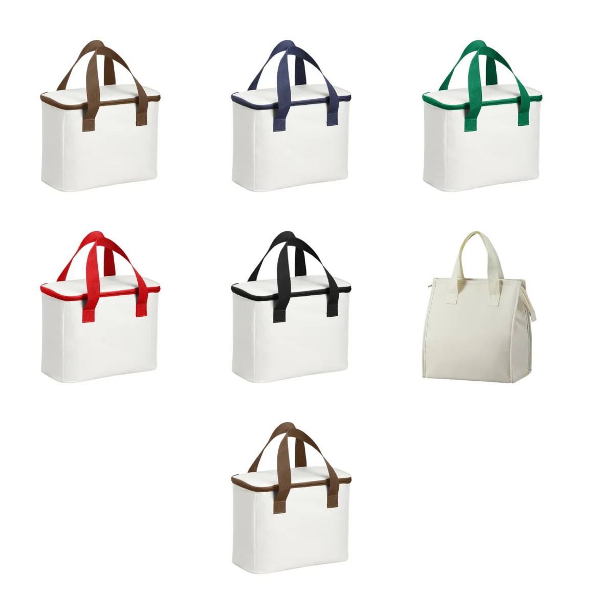 Thermal-Lined Insulated Oxford Lunch Cooler Bag