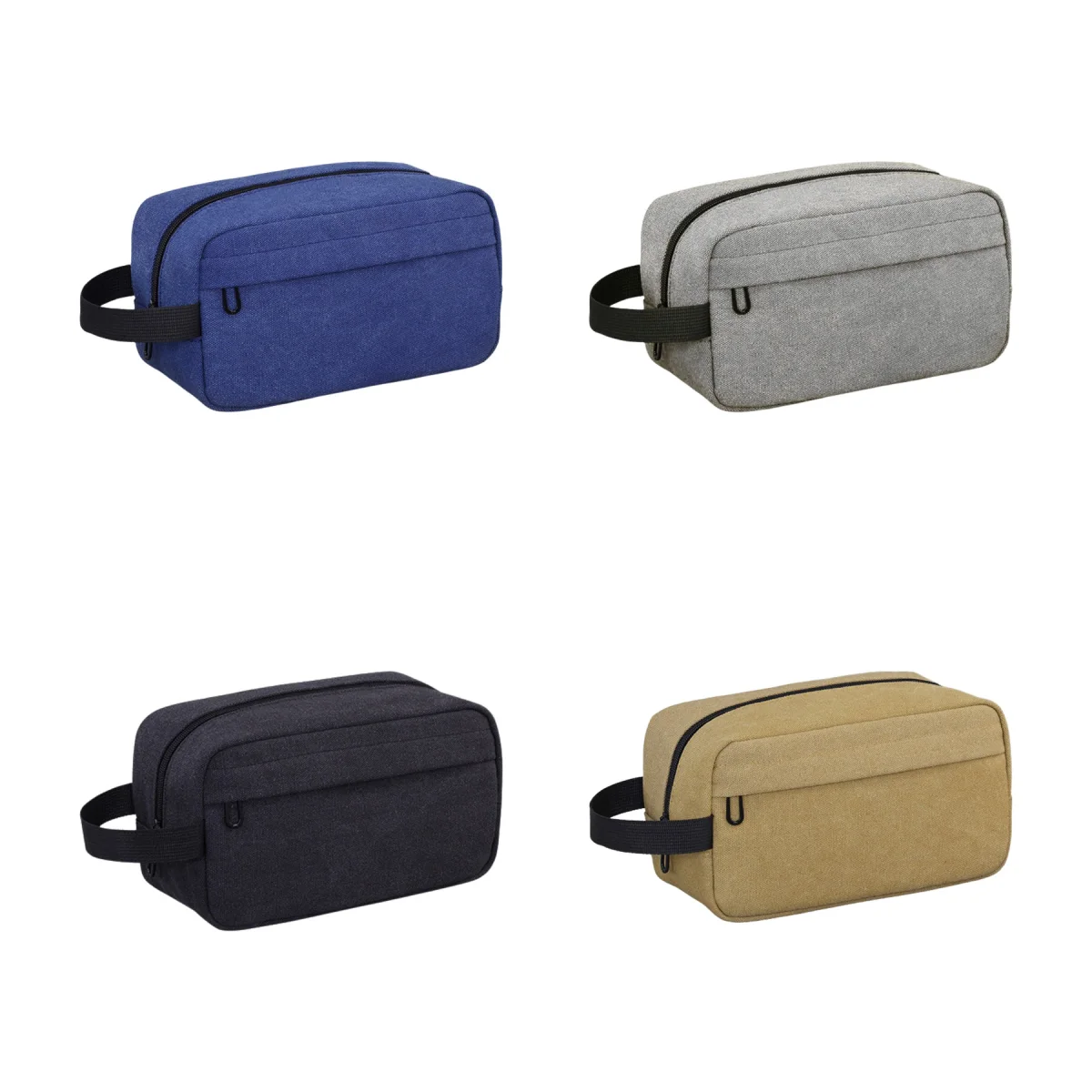 Hook-Hang Rugged Canvas Hanging Dopp Kit Bag