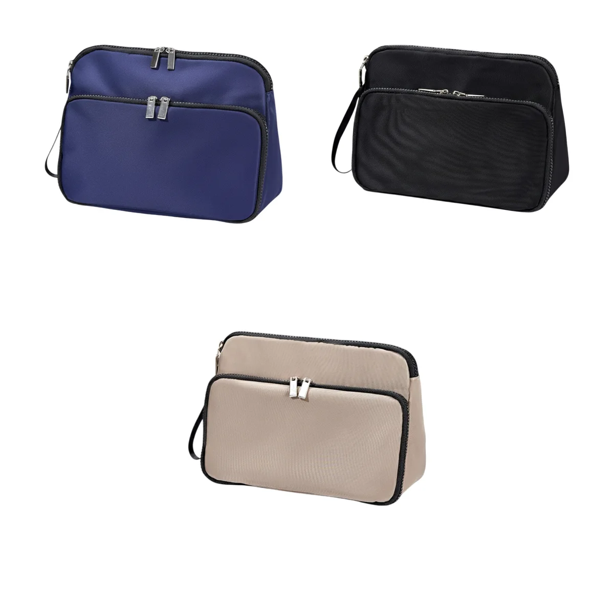 Wet-Dry Water Resistant Nylon Grooming Kit Bag