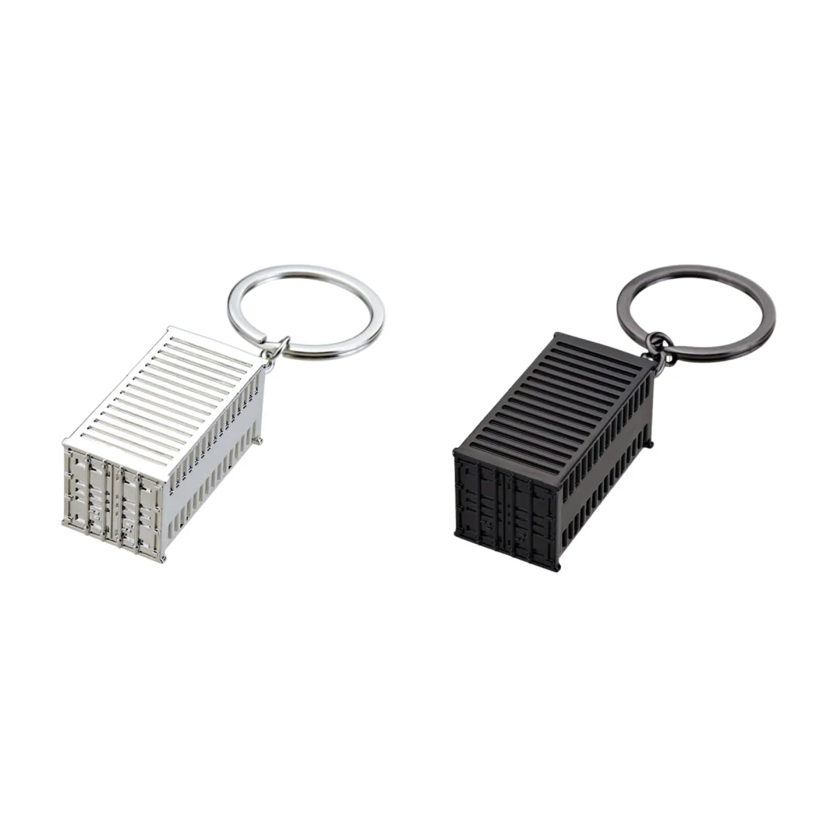 Tiny-Container Mini Metal Container Keychain Charm