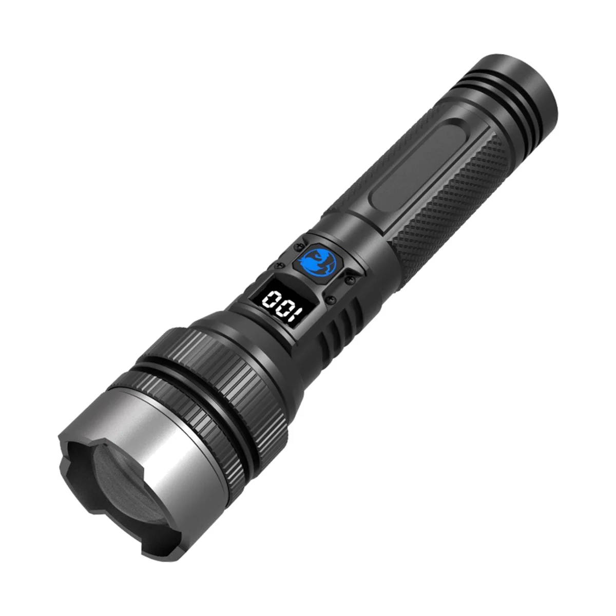 Tail-Magnet Magnetic Long Range LED Flashlight