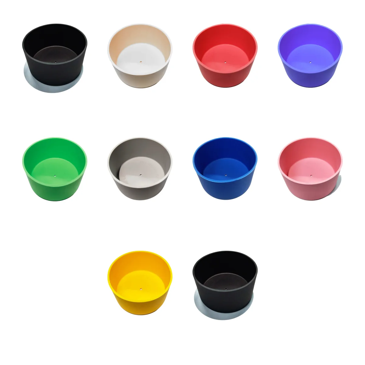 Reusable Flexible Insulated Silicone Cup Set