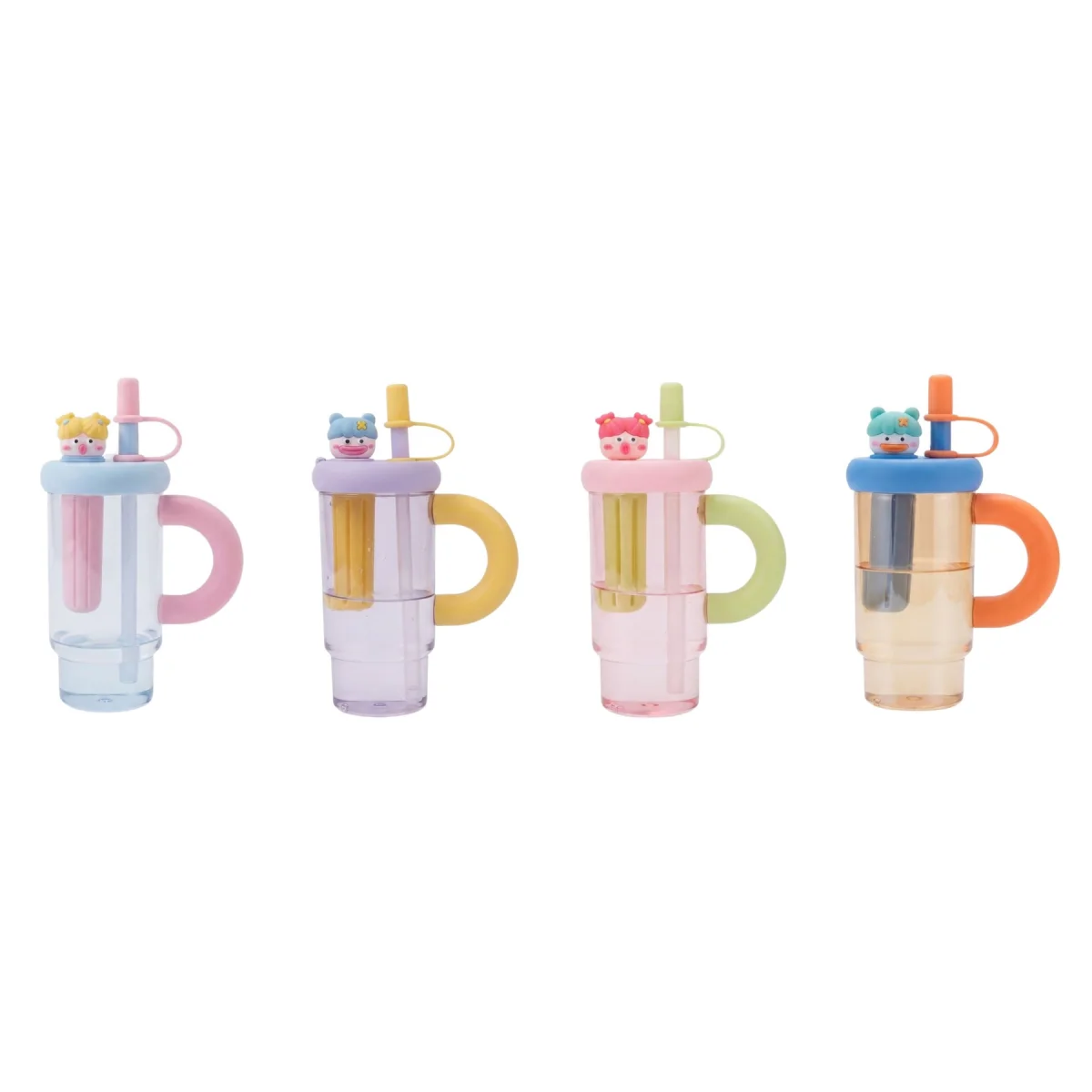 Handle Straw Tumbler Cup