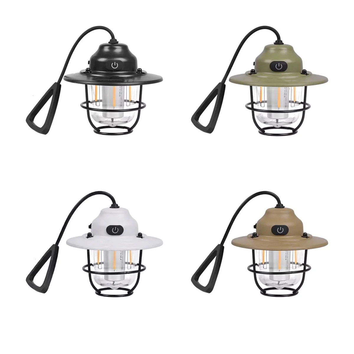 Pinecone-Shape Retro Pinecone Camping Lantern Lamp