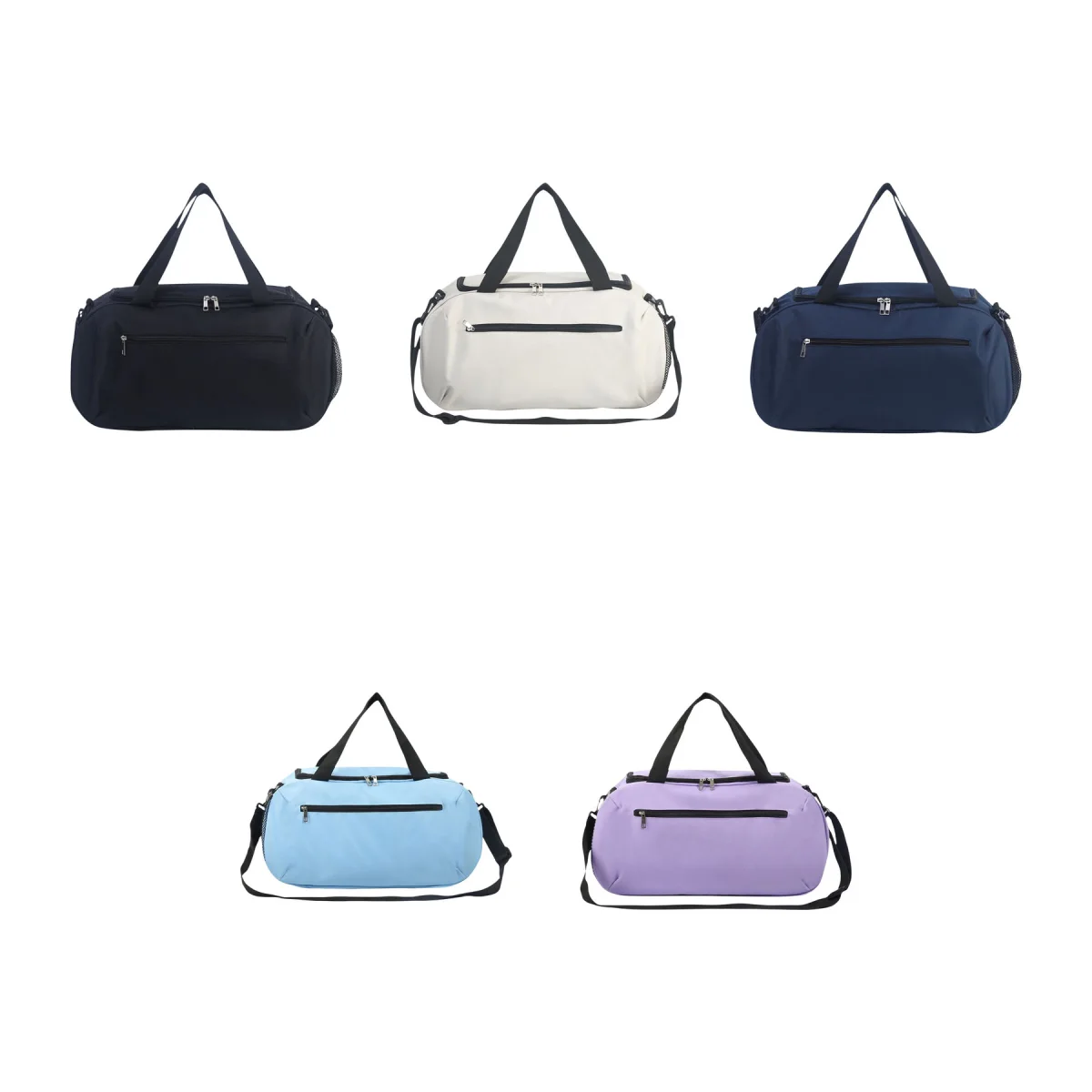 Detachable-Strap Structured Weekend Fitness Duffel Bag