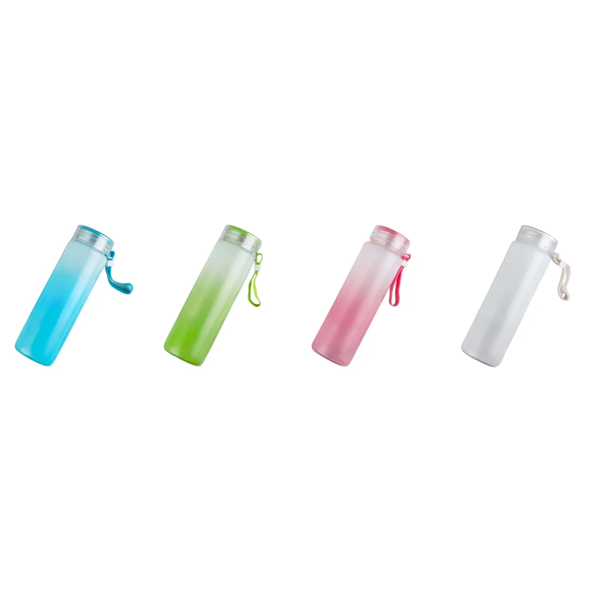Frosted Reusable Water Bottle with Handle