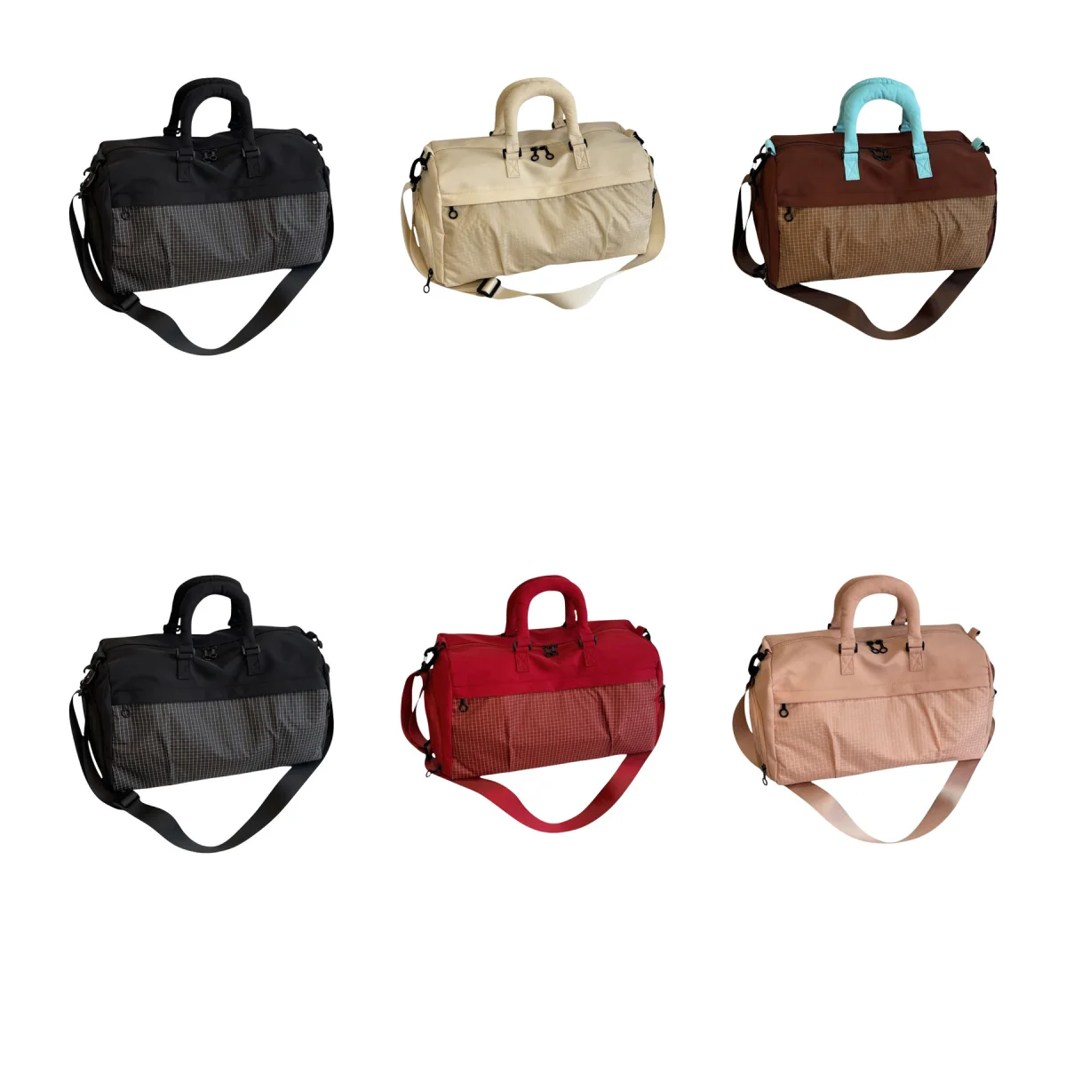 Wet-Pocket Crossbody Gym Bag Wet Compartment Tote