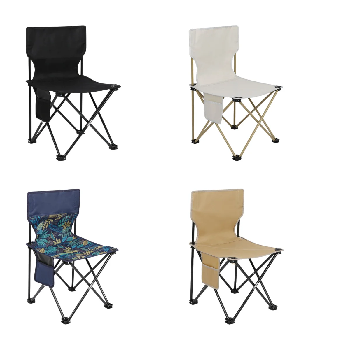 Carry-Bag Ergonomic Lightweight Folding Camp Chair