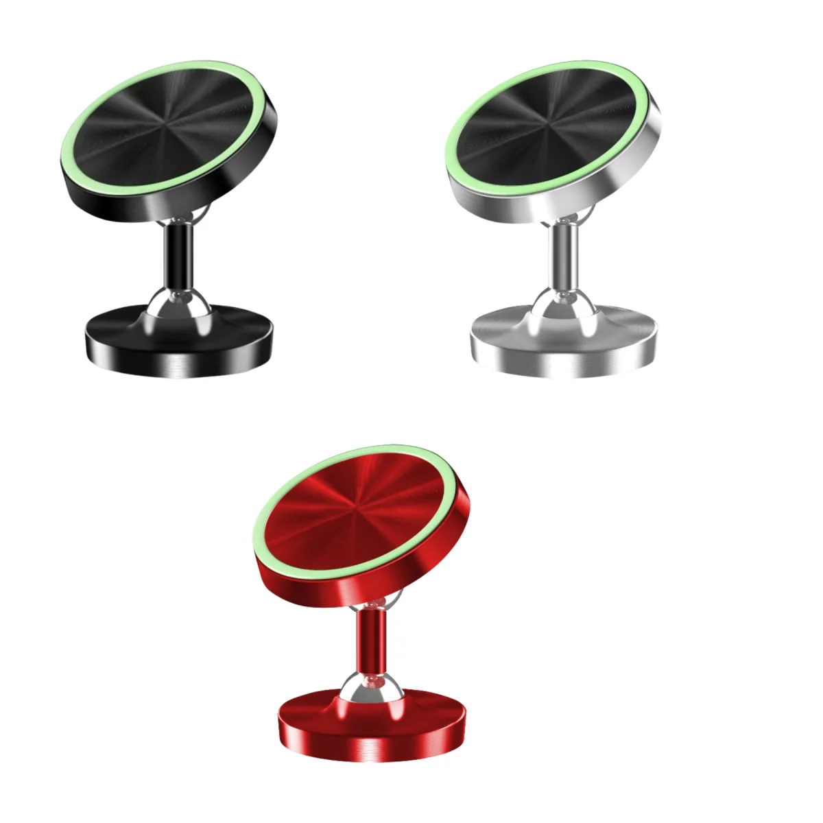 Foldable Magnetic Double Ball Car Phone Mount