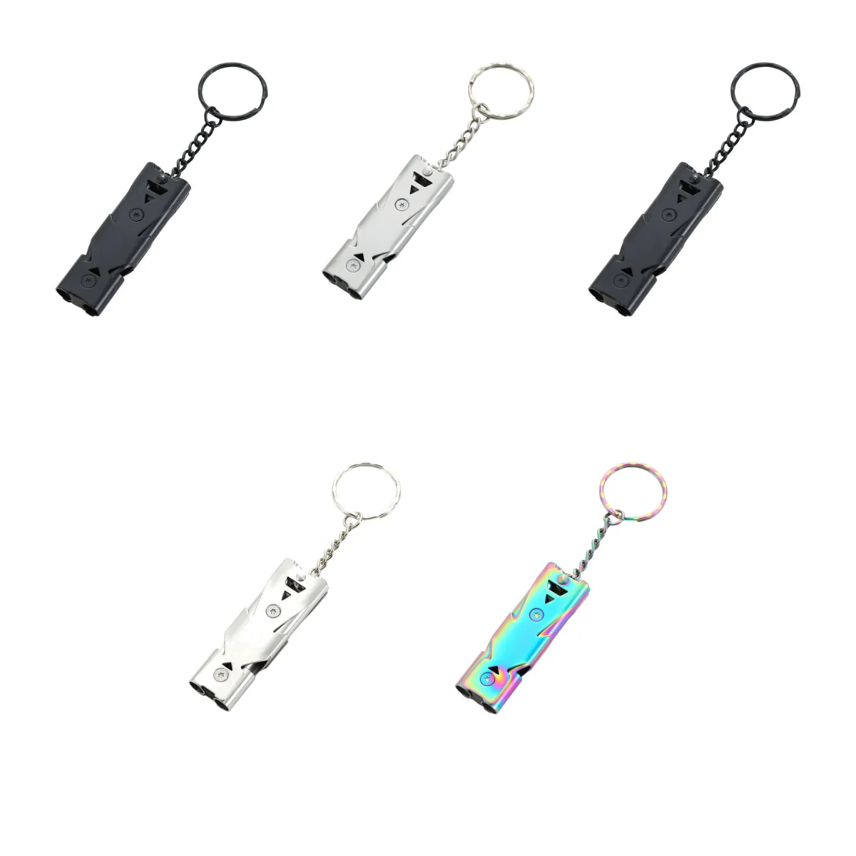 Multi-Frequency Multi Tone Metal Safety Whistle
