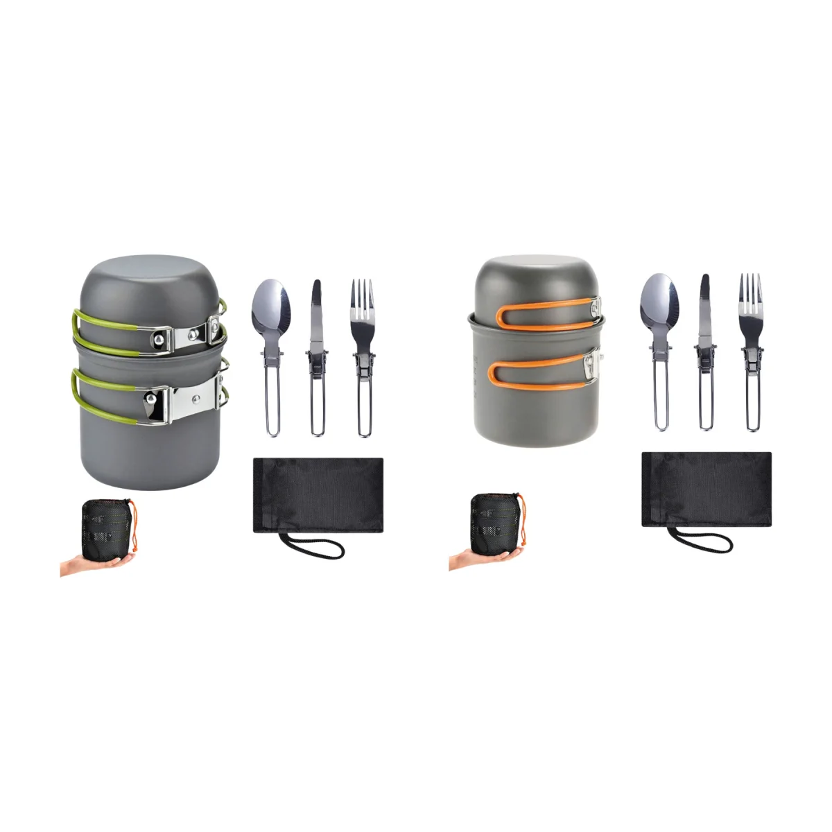 Mess-Kit Nesting Outdoor Camping Cookware Set
