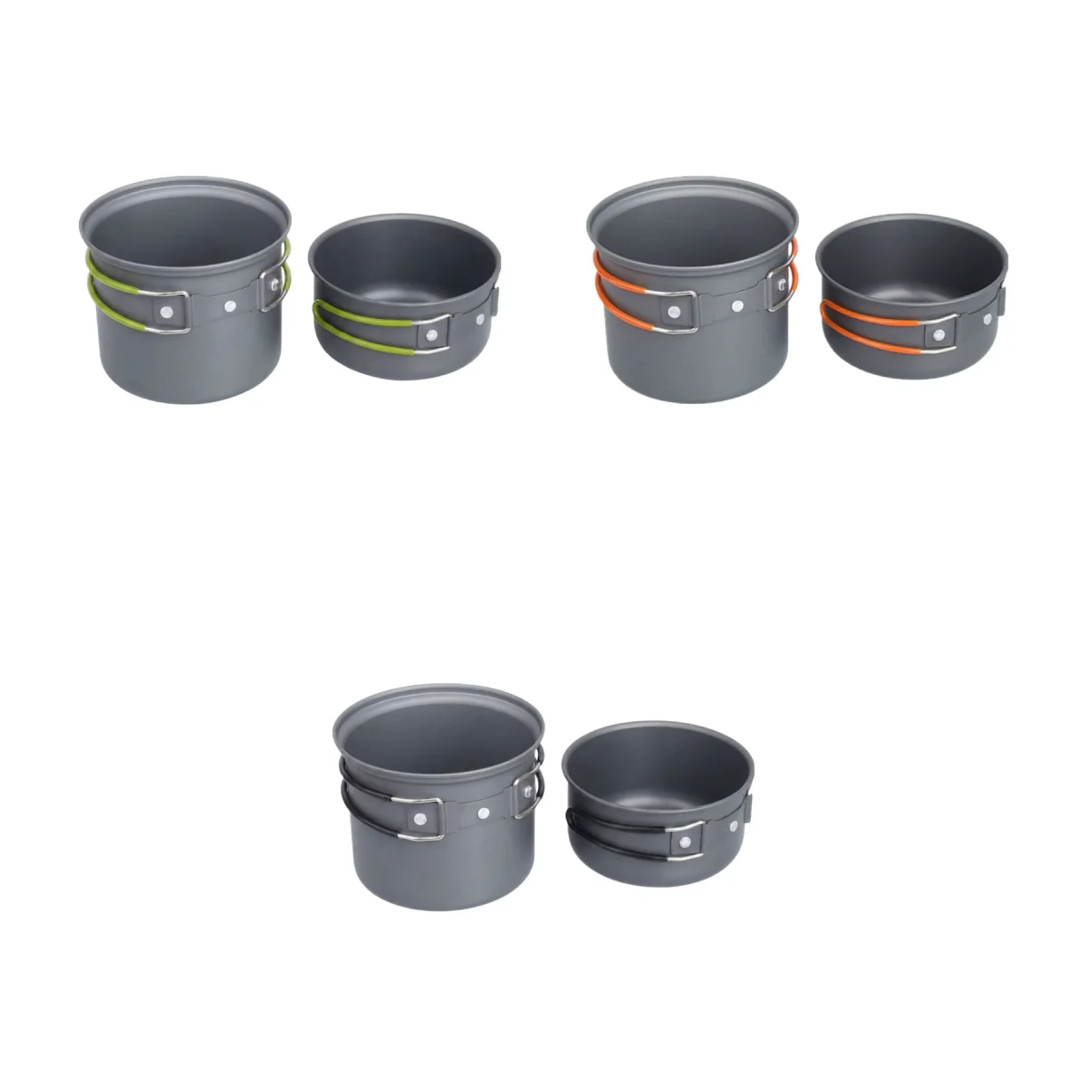Nesting-Utensil Compact Folding Camp Cookware Mess Kit