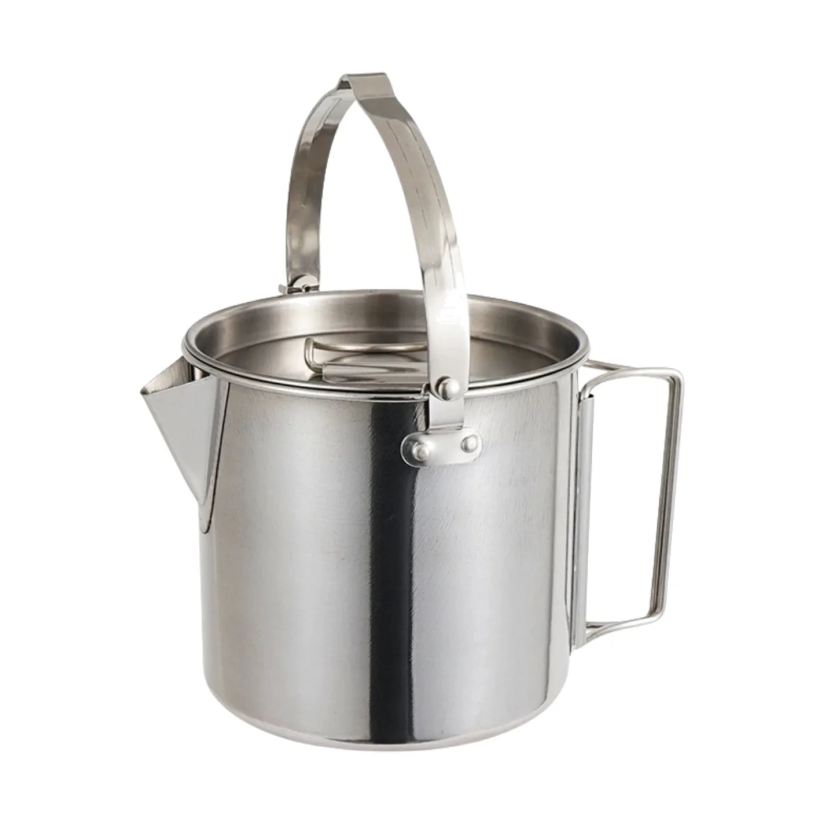 Measure-Mark Stainless Steel Camping Kettle Pour Spout