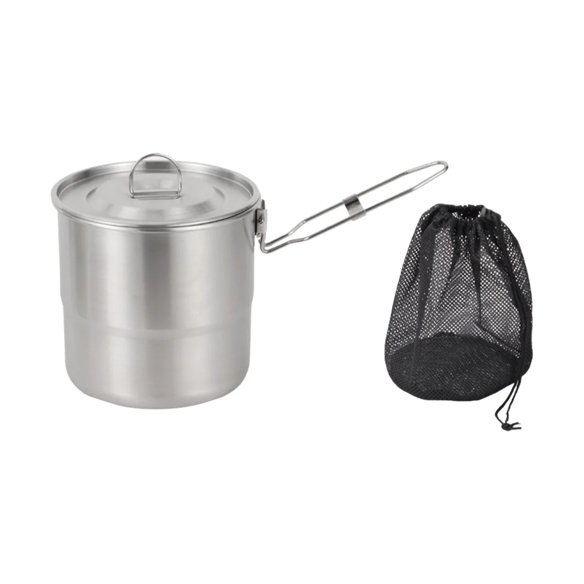Fingerprint-Proof Rust Resistant Stainless Camp Stew Pot