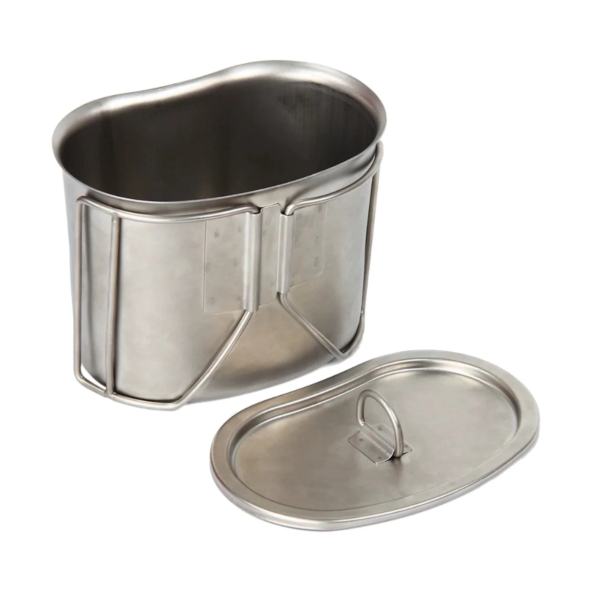 Open-Flame Rustproof Stainless Camp Cup Pot