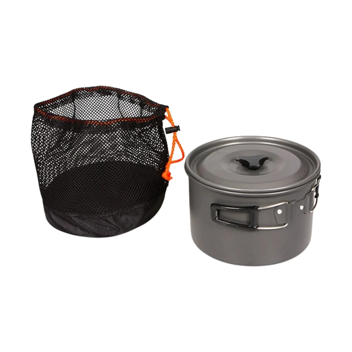 Single-Piece Portable Single Outdoor Cooking Pot