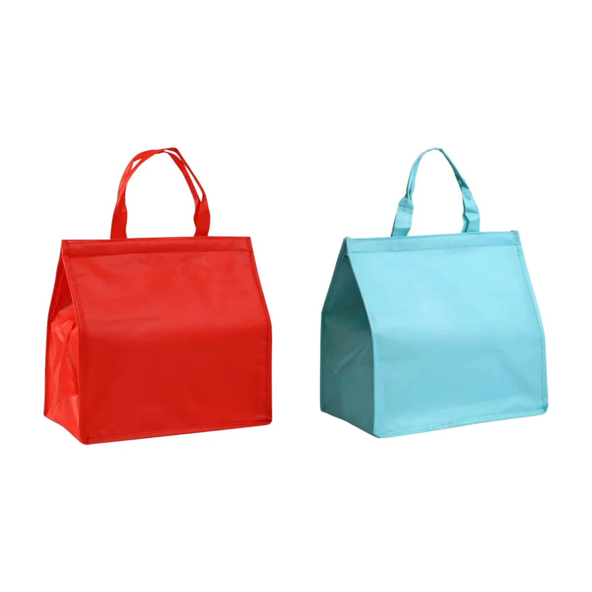 Flat-Fold Reusable Thermal Cooler Tote Bag