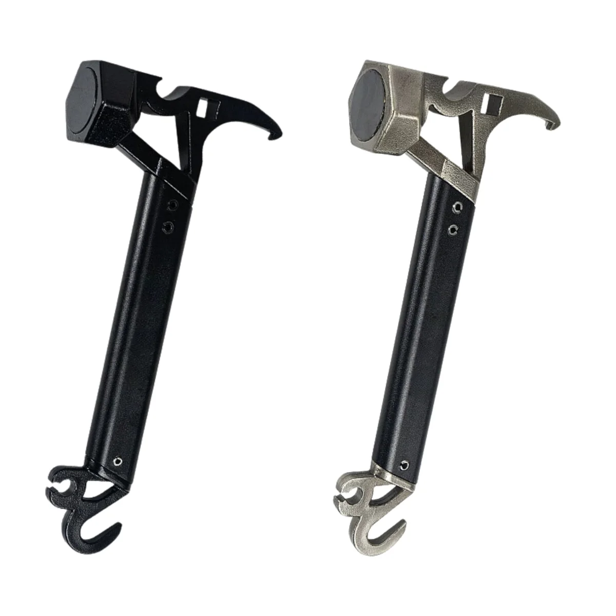 Hook-End Compact Camp Stake Hammer Tool