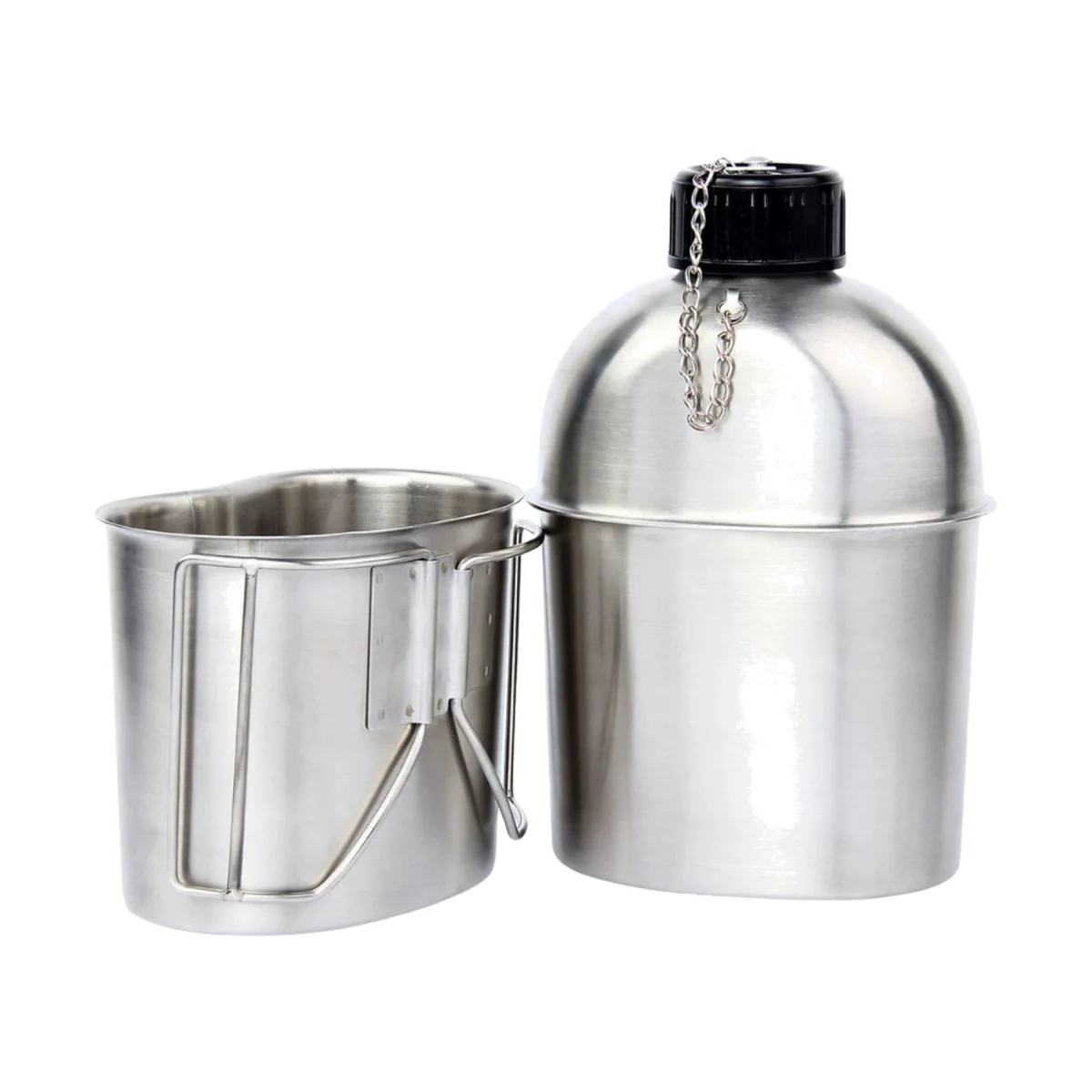 Stove-Safe Heatable Outdoor Canteen Set Bottle