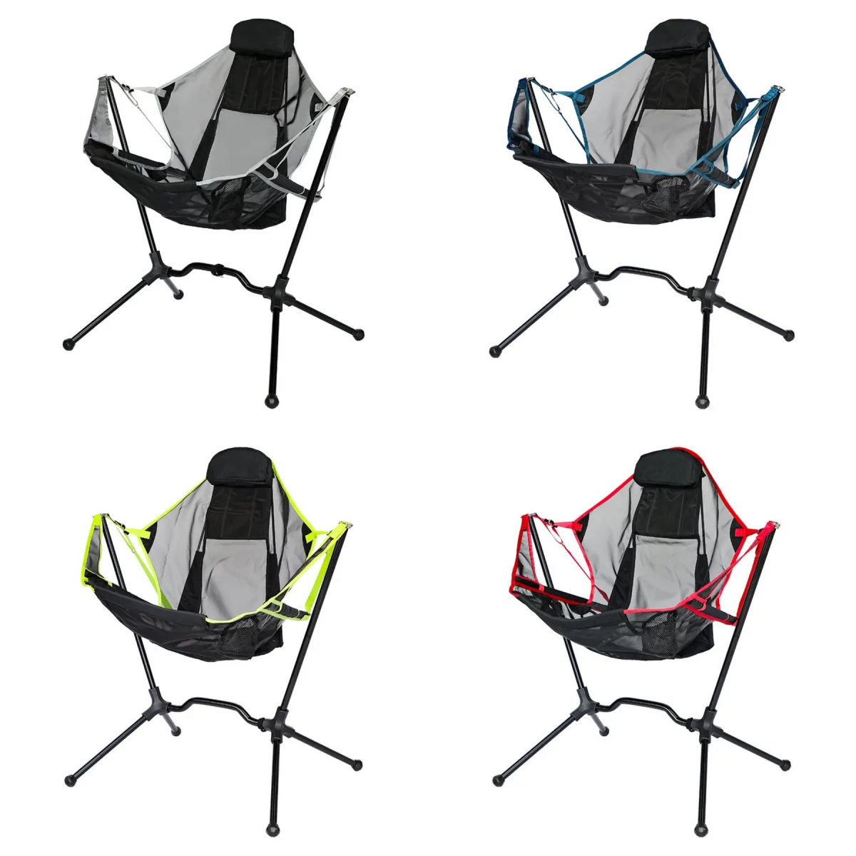 Aluminum-Fold Mesh Rocking Camping Chair Seat