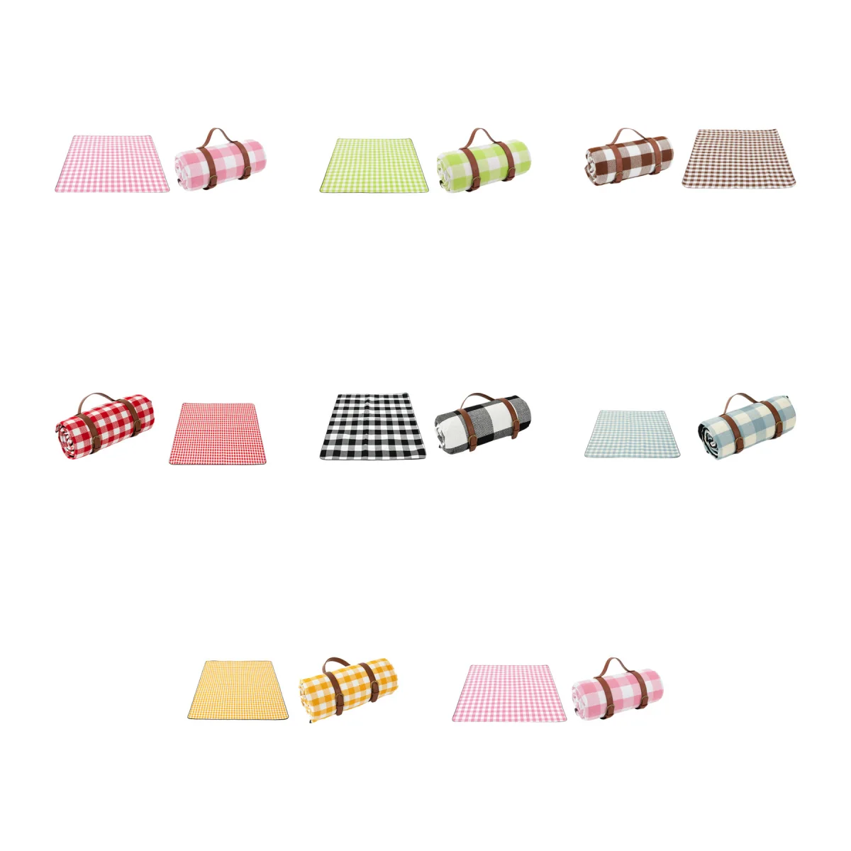Strap-Roll Moisture Proof Picnic Blanket Mat