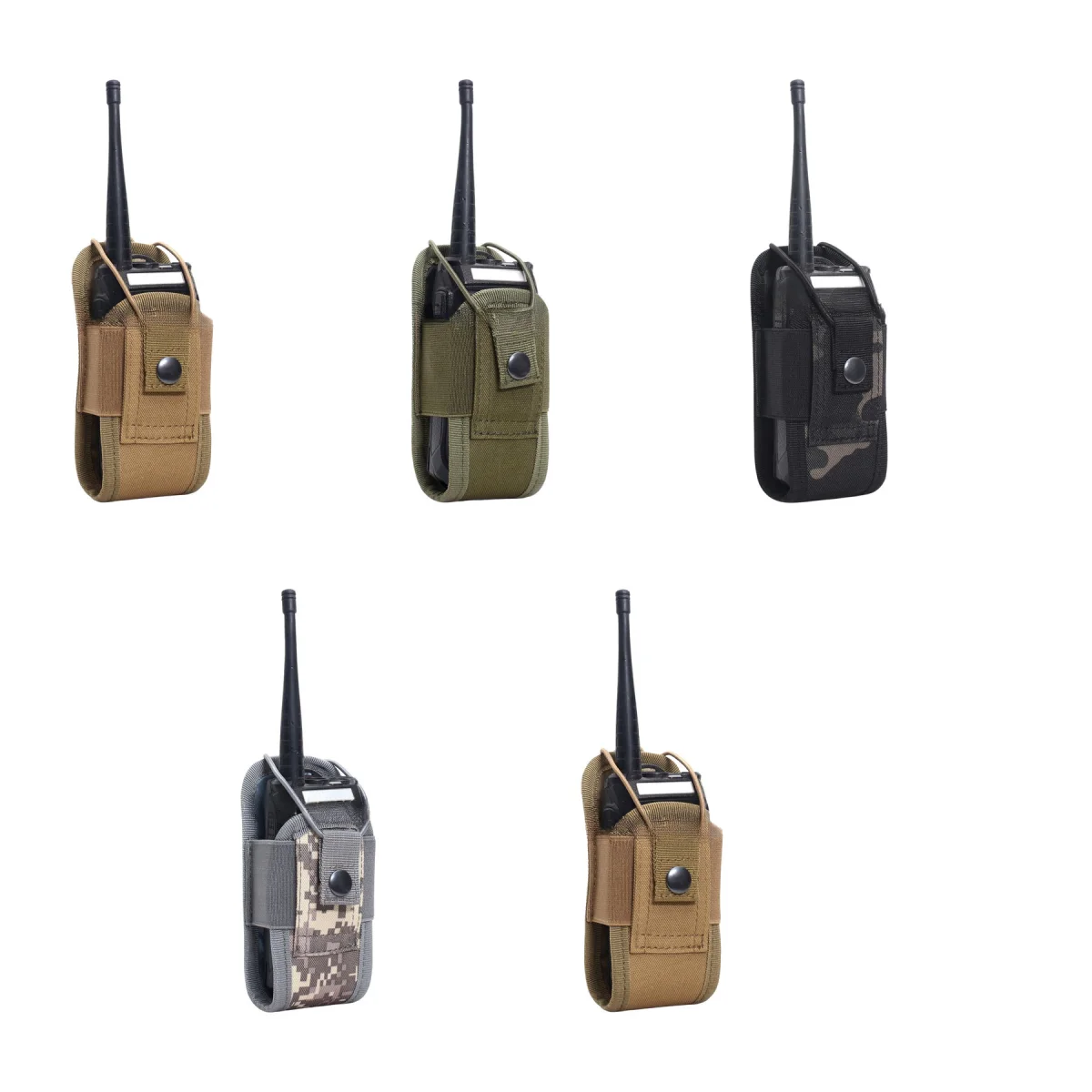 Belt-Mount Walkie Talkie Radio Pouch Holder