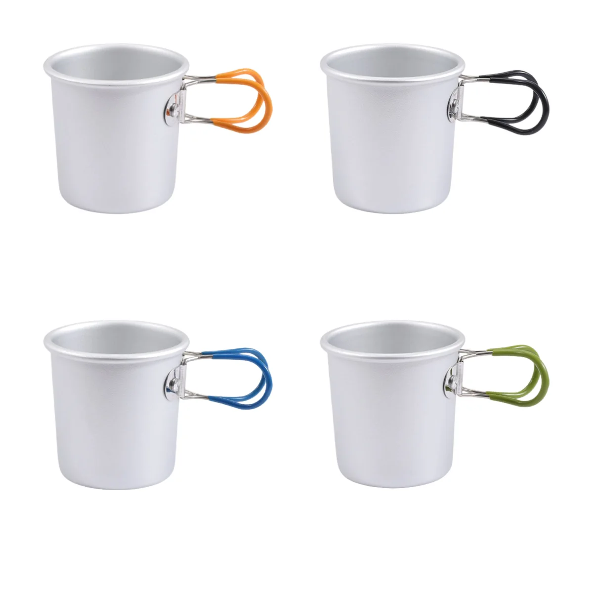 Carabiner-Handle Aluminum Folding Carabiner Camp Cup