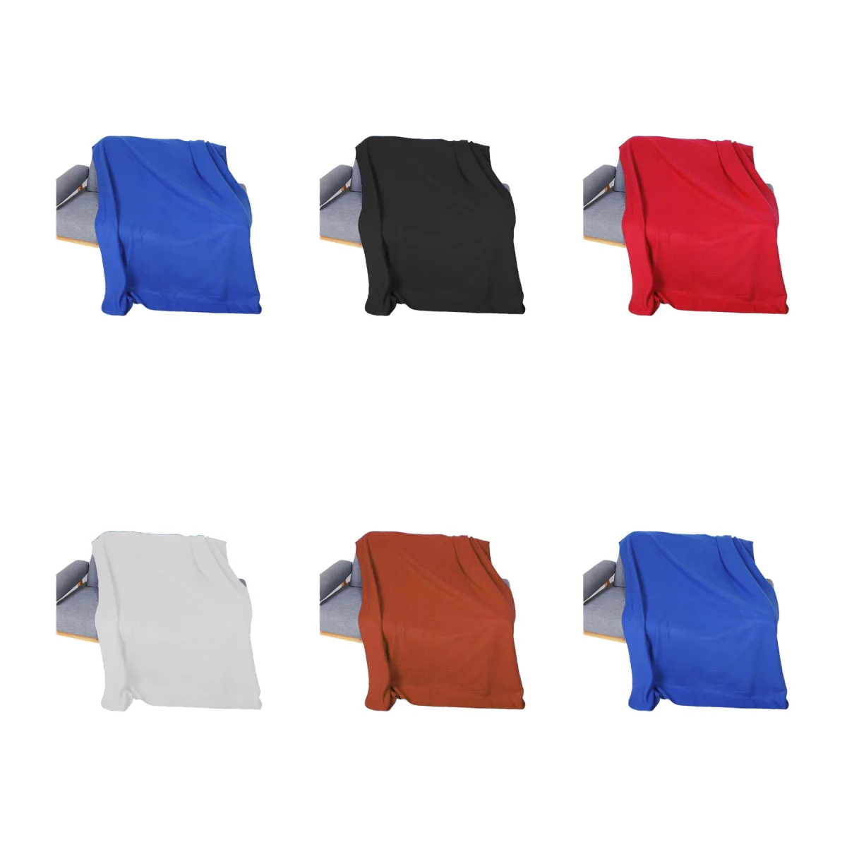 Multi-Seat Soft Fleece Gathering Blanket Throw