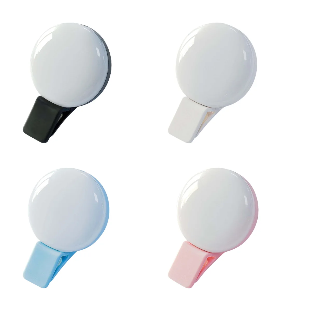 3-Mode Clip On Rechargeable Selfie Fill Light